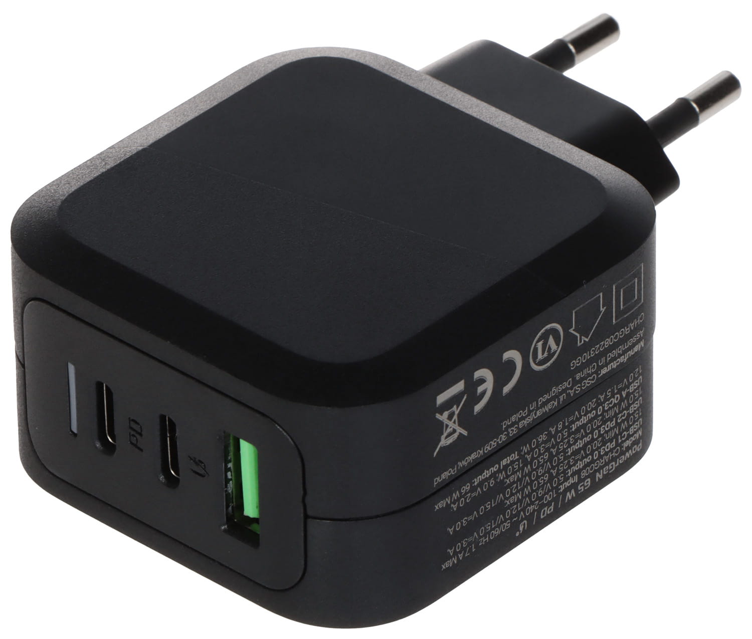 ŁADOWARKA SIECIOWA USB CHARGC08-GC GaN Green Cell-1643406