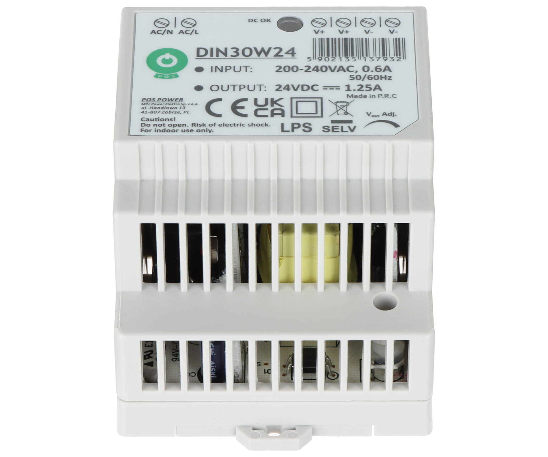 ZASILACZ IMPULSOWY DIN30W24 POS-1775036