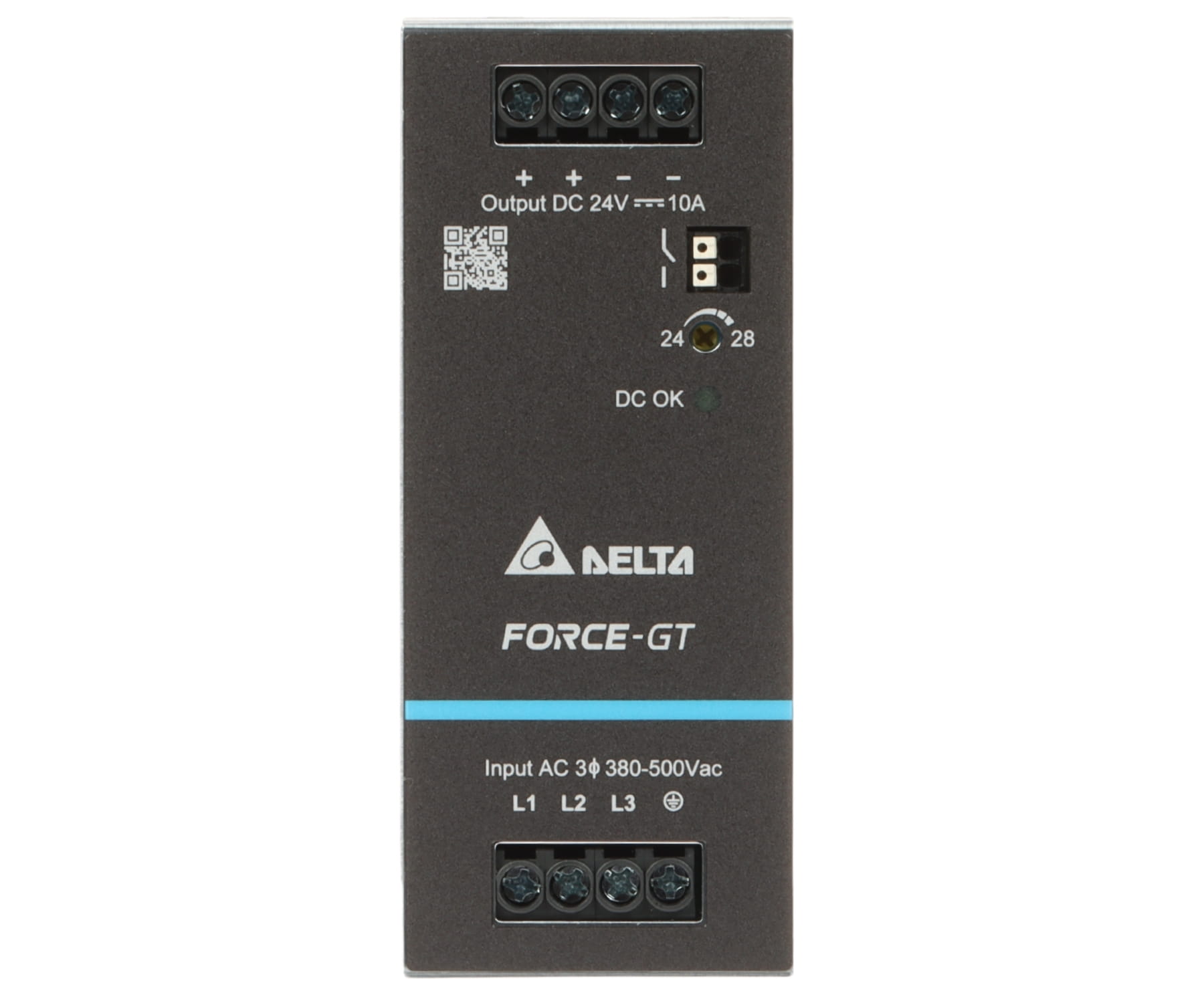 ZASILACZ IMPULSOWY DRF-24V240W3GBA FORCE-GT (3 FAZY) Delta Electronics-1820164