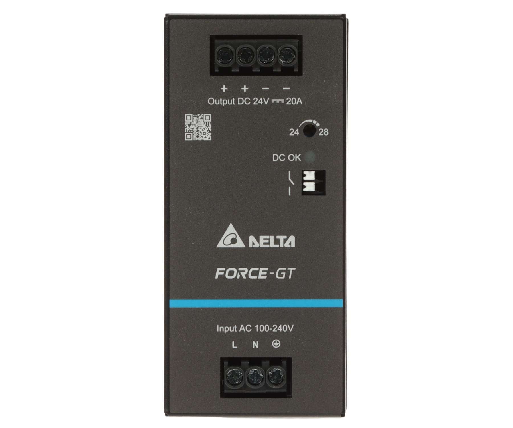 ZASILACZ IMPULSOWY DRF-24V480W1GBA FORCE-GT (1 FAZA) Delta Electronics-1820121