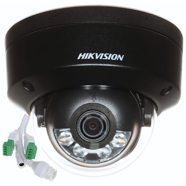 KAMERA WANDALOODPORNA IP DS-2CD2163G2-LIS2U 2.8MM BLACK PL Smart Hybrid Light AcuSense - 6Mpx Hikvision-1868843