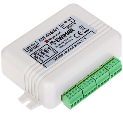 DYSTRYBUTOR MAGISTRALI RS-485 EW-485/4/1/SO Z SEPARACJĄ OPTYCZNĄ-1648709