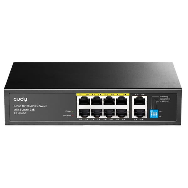 SWITCH POE FS1010PG 8-PORTOWY CUDY-1790515