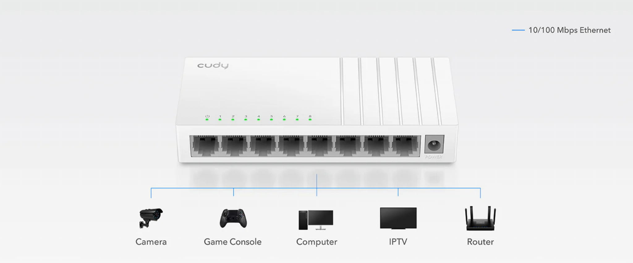 SWITCH   FS108D 8-PORTOWY CUDY-1790340