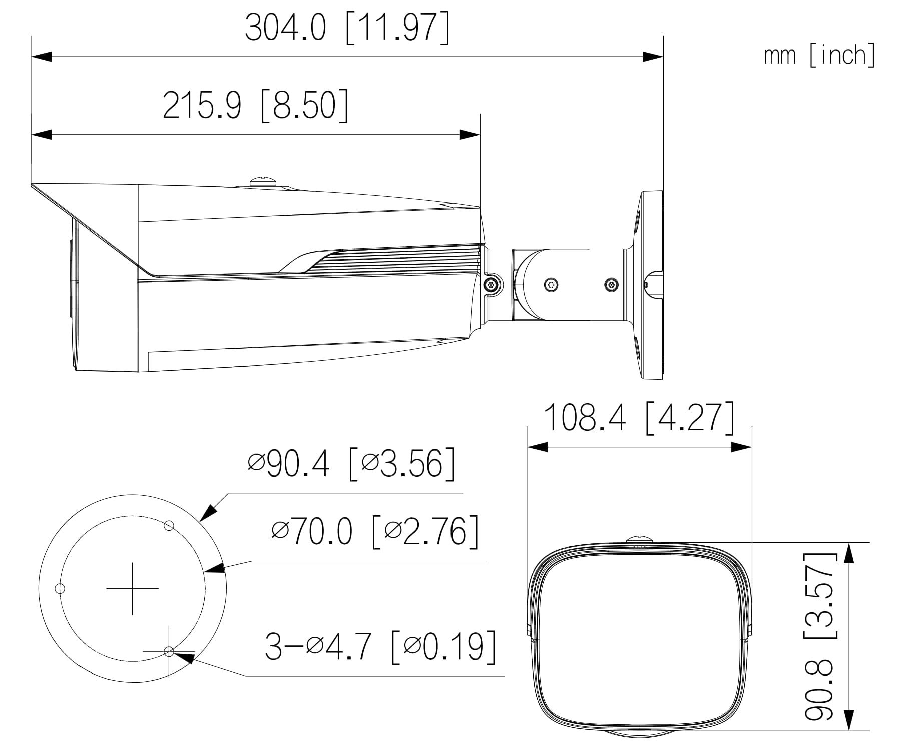 KAMERA AHD, HD-CVI, HD-TVI, CVBS HAC-HFW1239MH-A-LED-0360B-S3 Full-Color - 1080p 3.6mm DAHUA-1822962