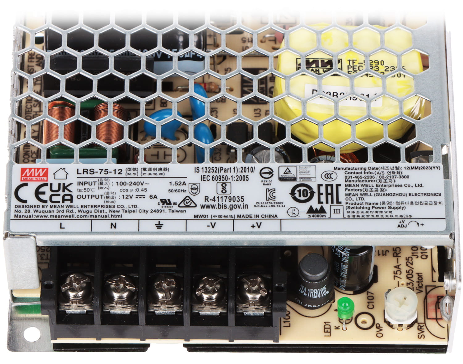 ZASILACZ IMPULSOWY LRS-75-12 MEAN WELL-1663455