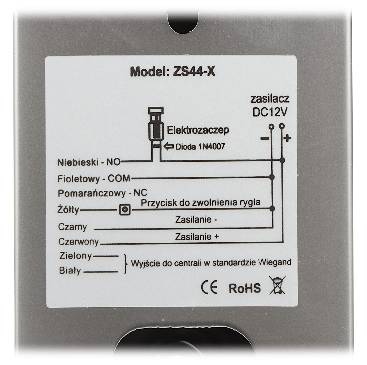 ZAMEK SZYFROWY ZS44-X Tuya Smart Wi-Fi VIDOS-1469807