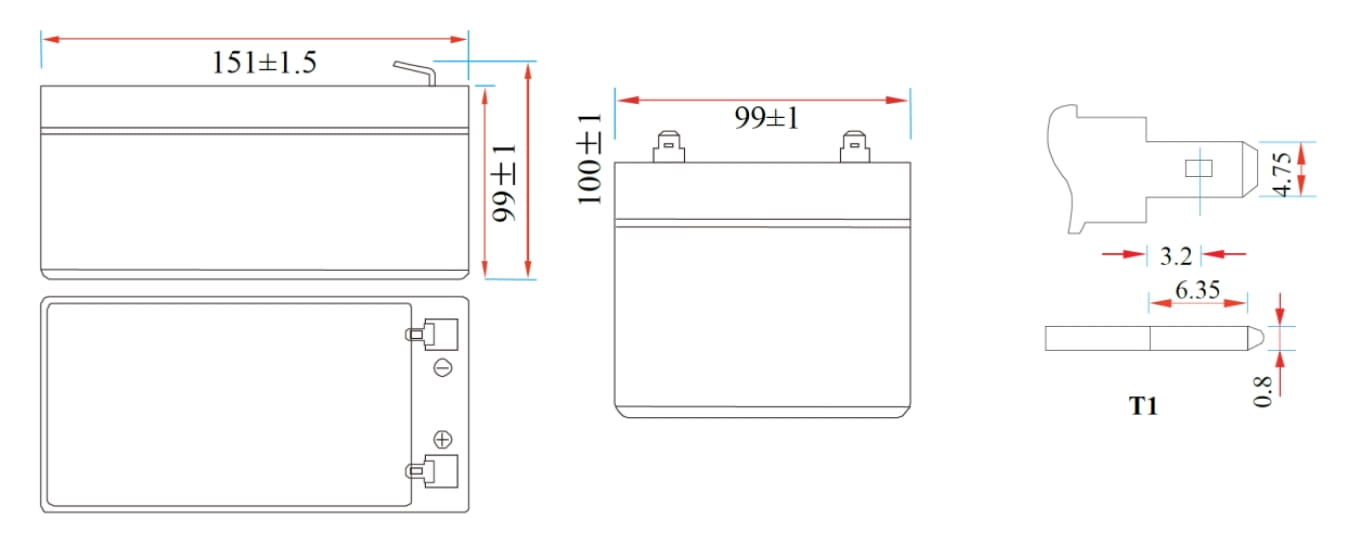 AKUMULATOR 12.8V/12AH/LIFEPO4-MWLJ MW Power-1688208