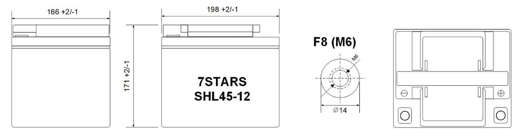 AKUMULATOR 12V/45AH-7STARS-1704949