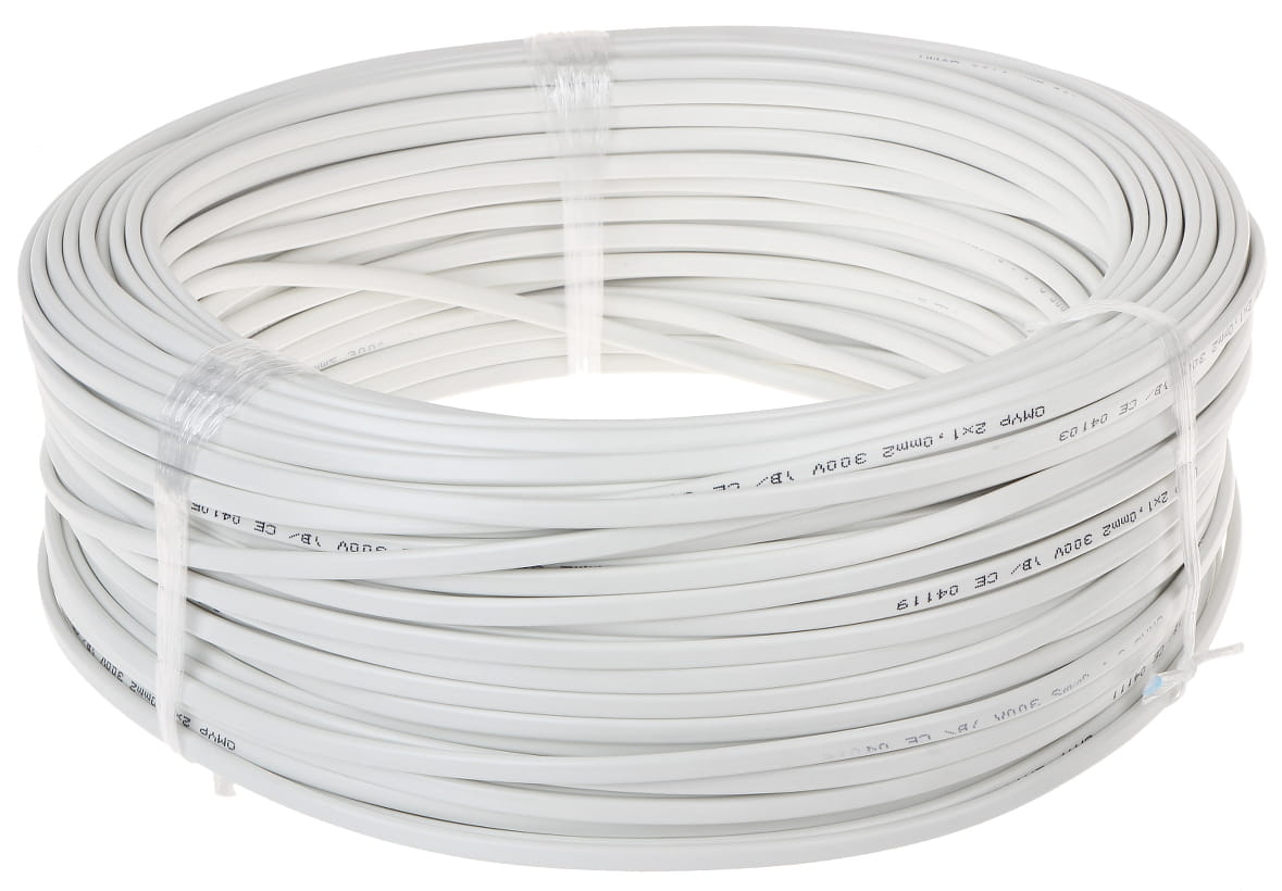 KABEL ELEKTRYCZNY PŁASKI OMYP-2X1.0-1343802