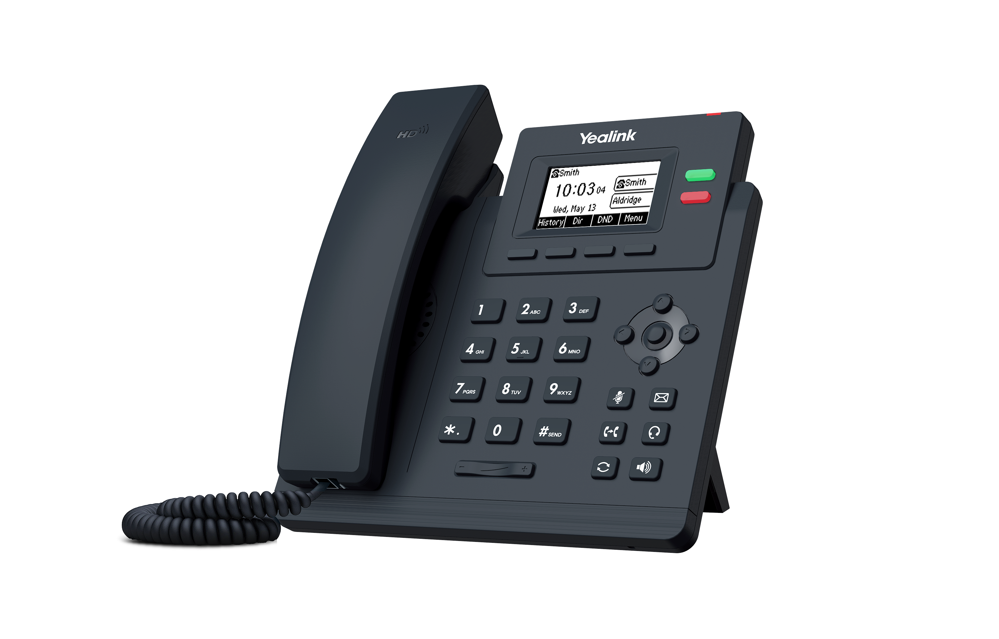 Yealink SIP-T31 – telefon IP – widok pod kątem.png