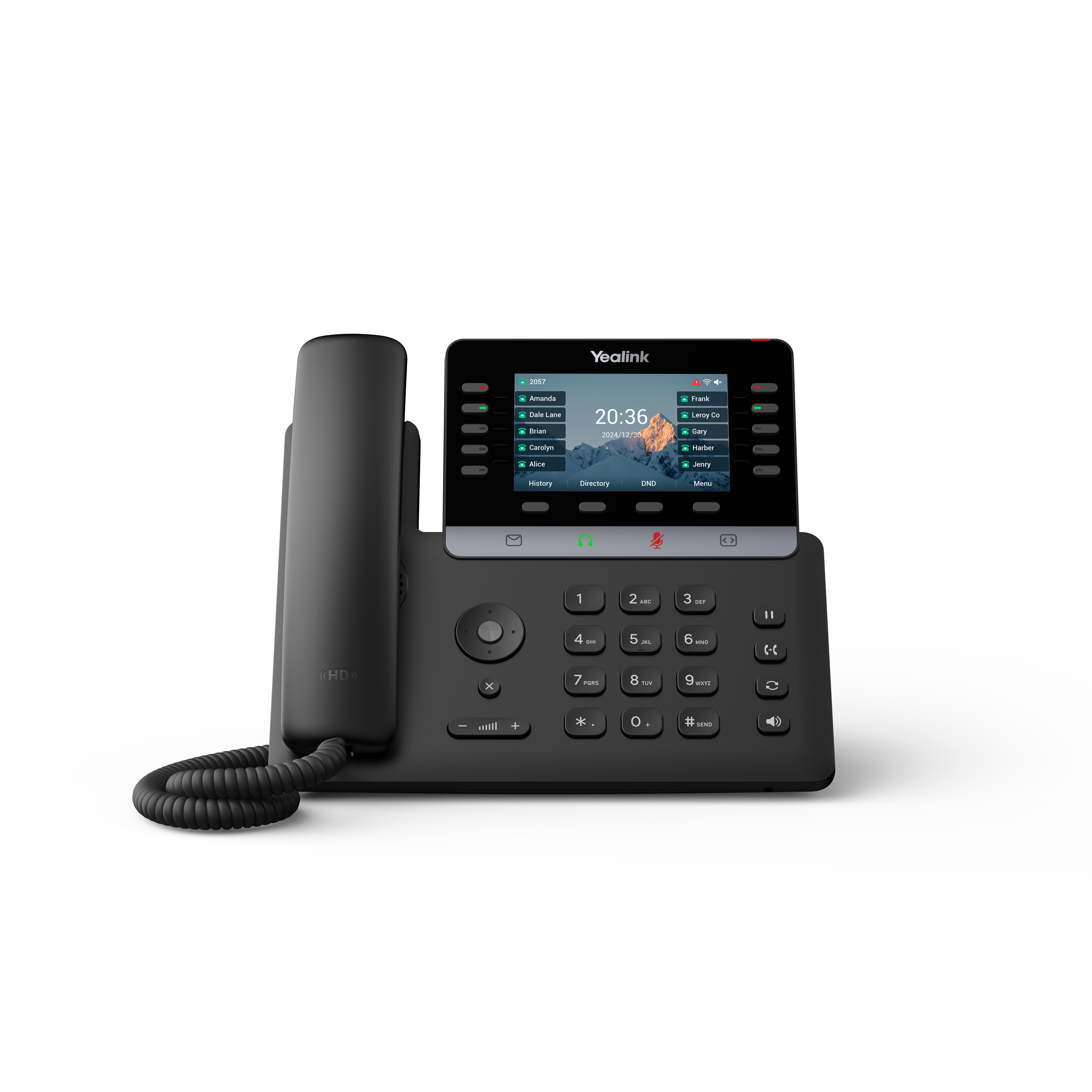 Yealink SIP-T74U – telefon IP – widok z przodu.png
