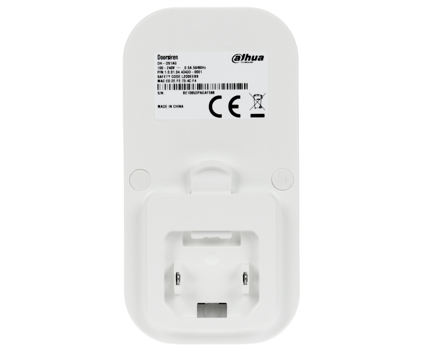 DZWONEK BEZPRZEWODOWY Z KAMERĄ + GONG BEZPRZEWODOWY VDKP01-BG Wi-Fi 6, 4Mpx DAHUA-1884270