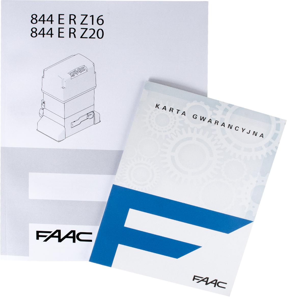 Zestaw FAAC 844 do 1800kg bram przesuwnych-1675630