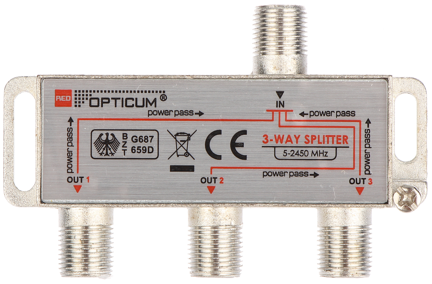 ROZGAŁĘŹNIK RI-3/1F-SAT-OPTI OPTICUM-1334957