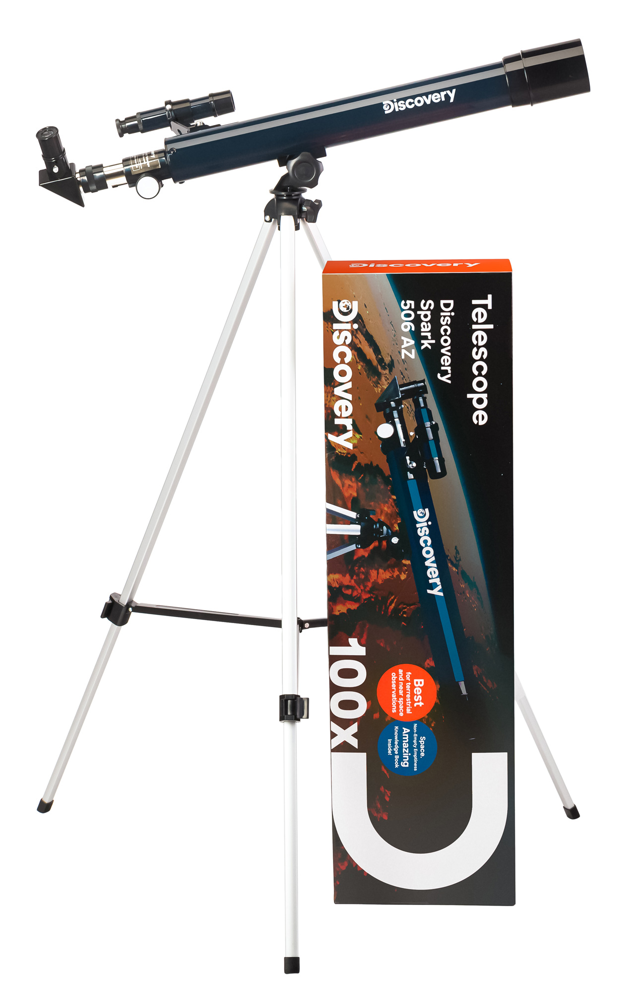 (PL) Teleskop Levenhuk Discovery Spark 506 AZ z książką-1542511