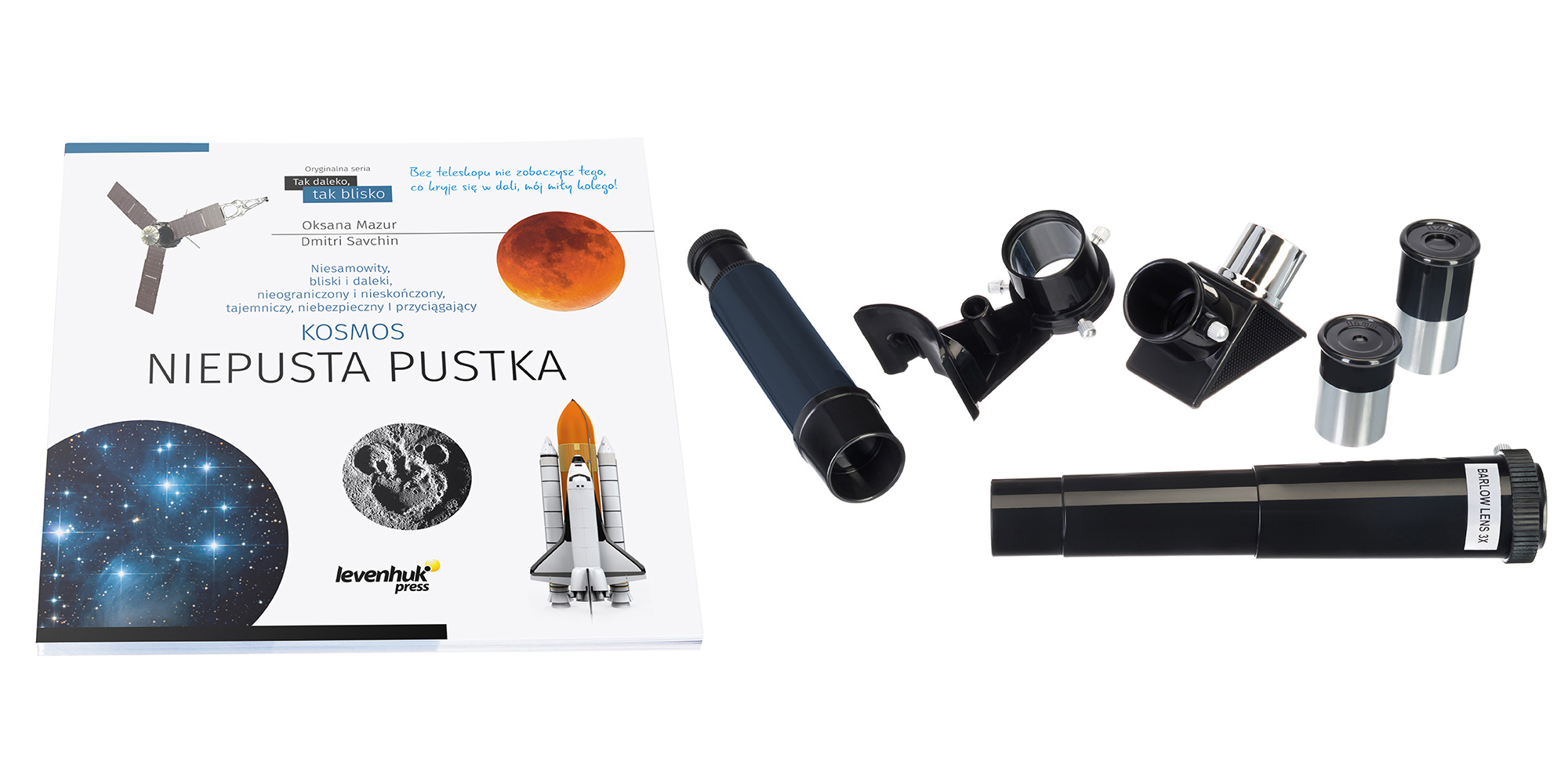 (PL) Teleskop Levenhuk Discovery Spark 506 AZ z książką-1542512