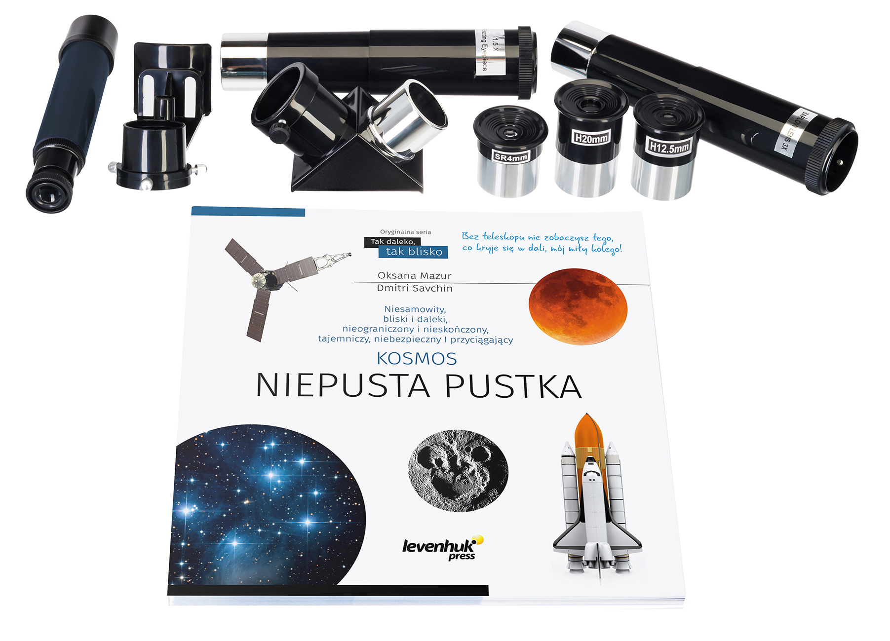 (PL) Teleskop Levenhuk Discovery Spark 707 AZ z książką-1542550