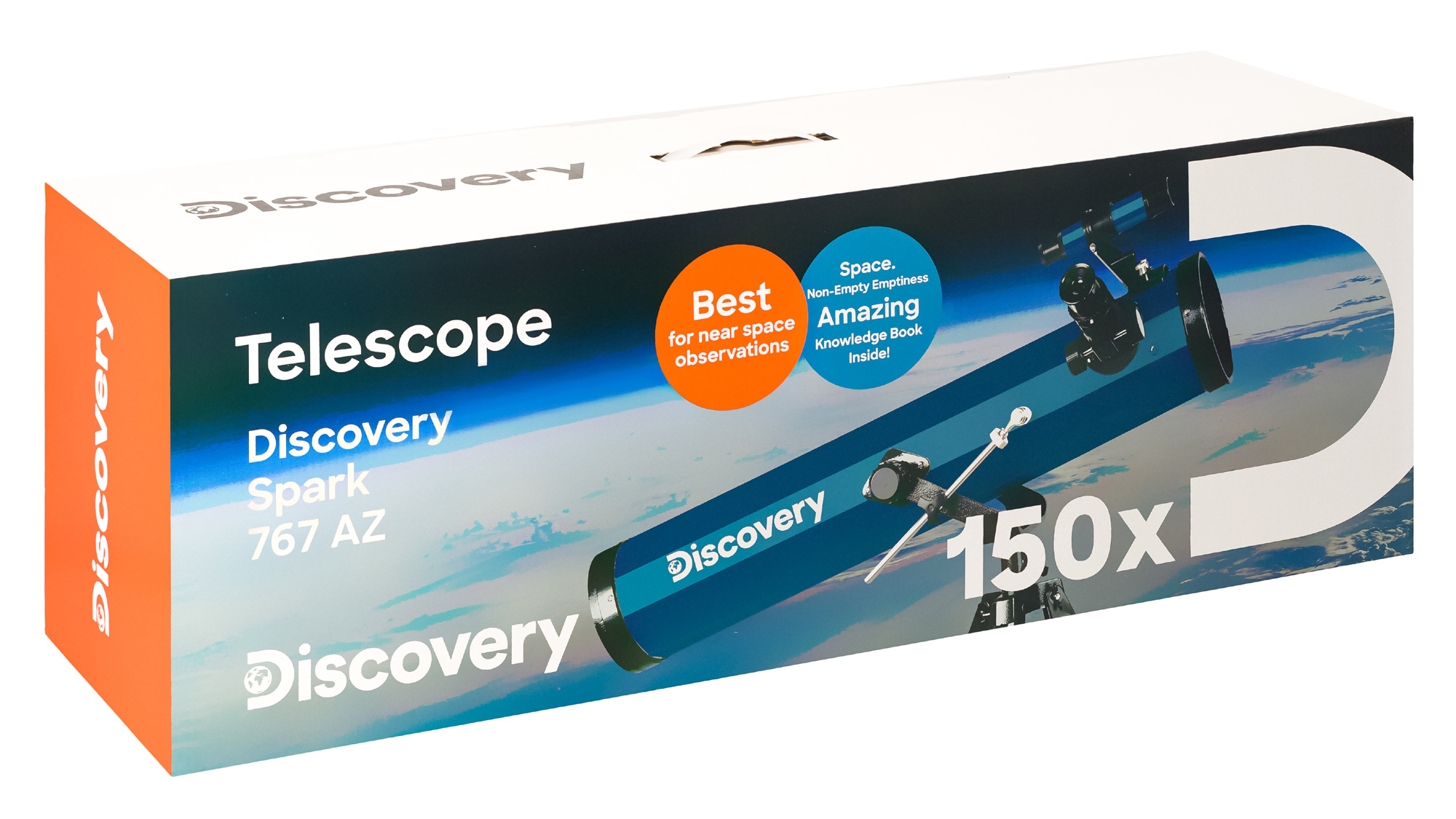 (PL) Teleskop Levenhuk Discovery Spark 767 AZ z książką-1543400