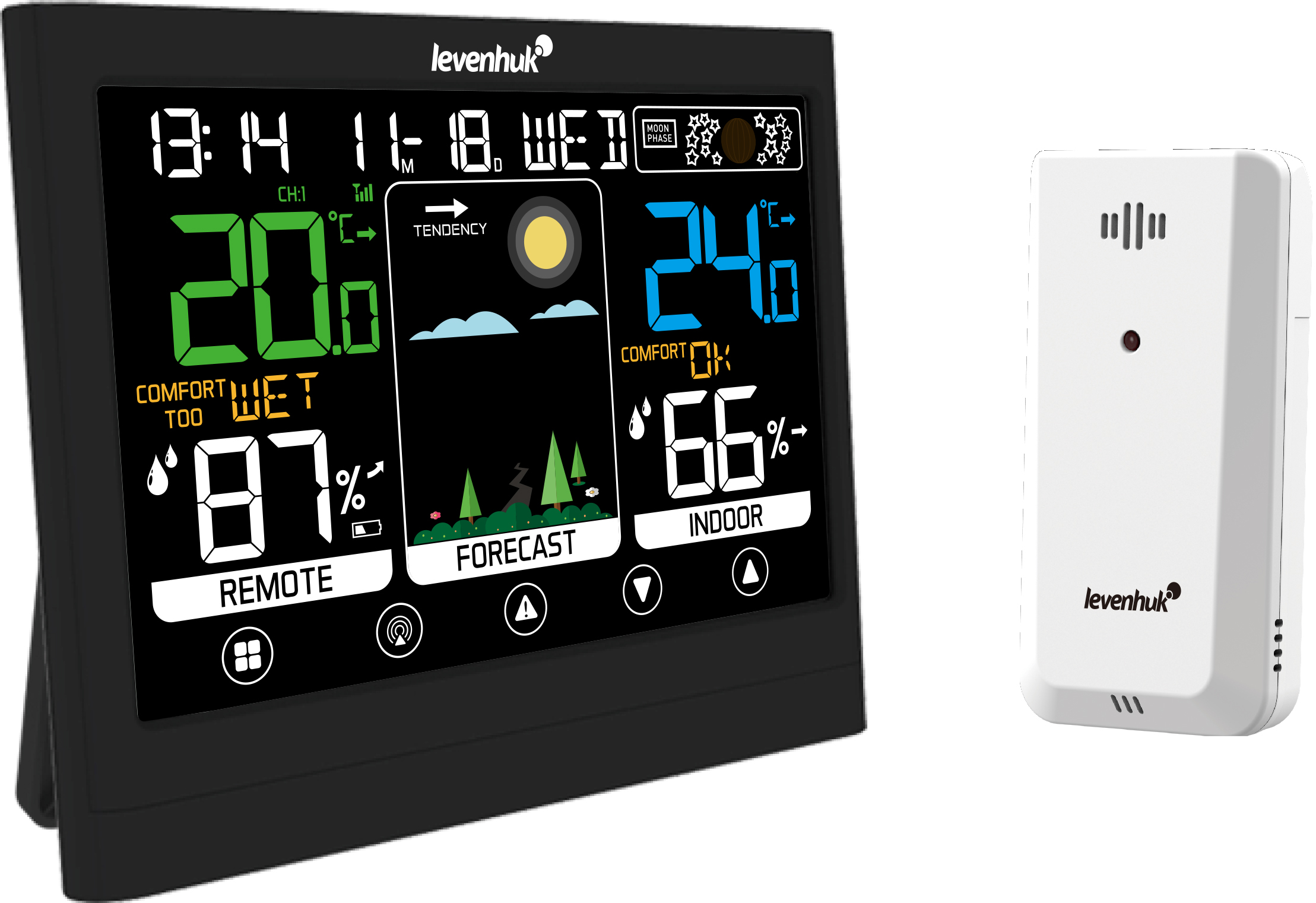 Termohigrometr Levenhuk Wezzer Teo TH50-1542068