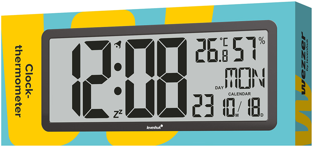 Termometr z zegarem Levenhuk Wezzer Tick H80-1542076