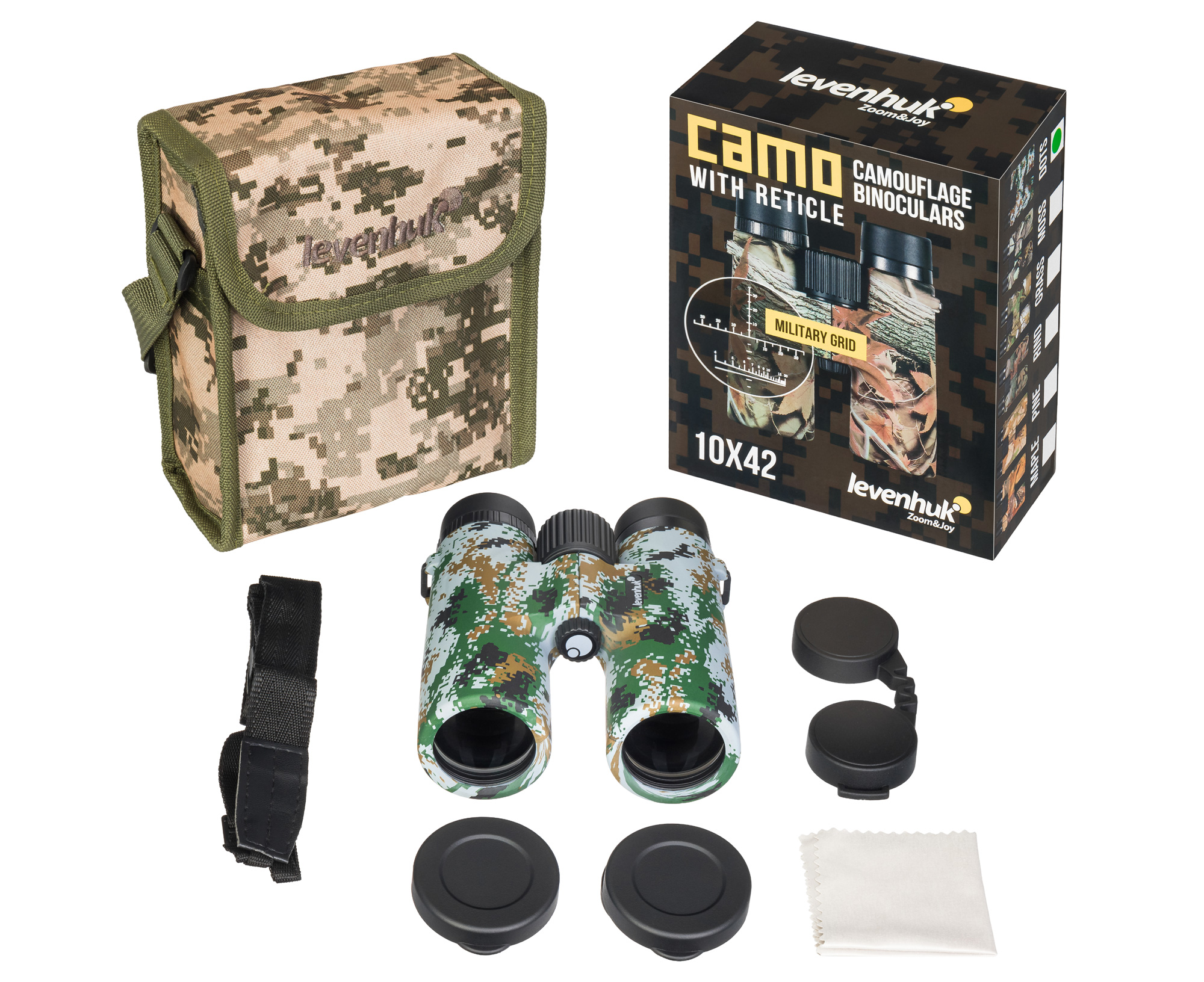 Lornetka Levenhuk Camo 10x42 z celownikiem-1611919