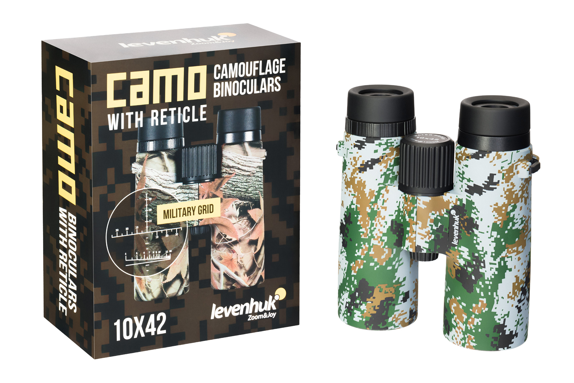 Lornetka Levenhuk Camo 10x42 z celownikiem-1553514