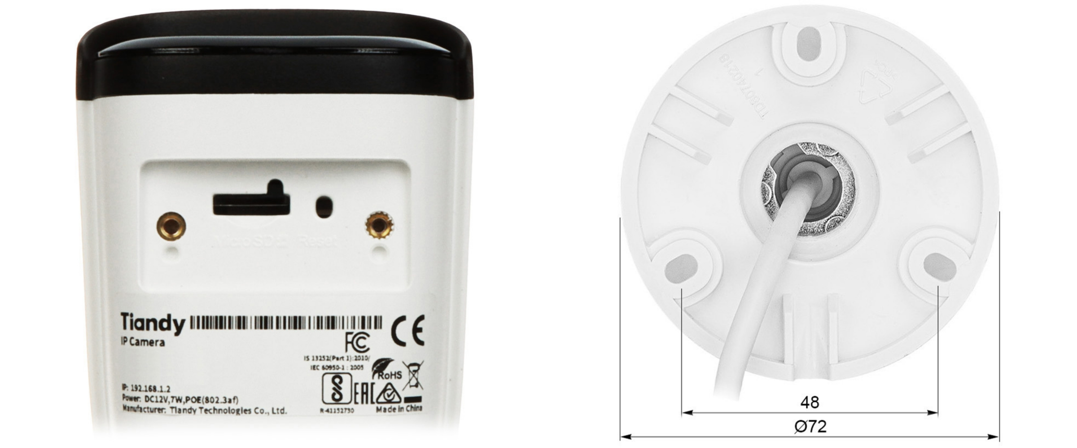 KAMERA IP TC-C32WS 3ERA-28 Color Maker / Lite Series 2Mpx 2.8mm TIANDY-1955394