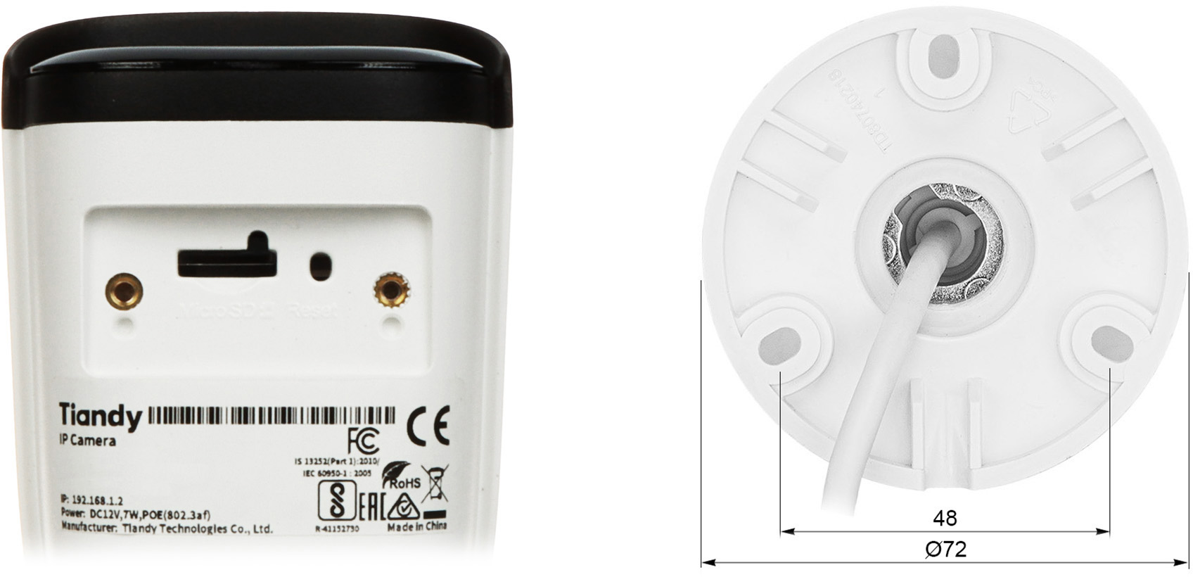 KAMERA IP TC-C34WS SPEC:I5W/E/Y/M/2.8MM/V4.2 Color Maker - 4Mpx 2.8mm TIANDY-1956881