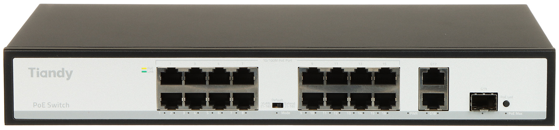 SWITCH POE TC-P3S019 SPEC:H/1621/AT/180 16-PORTOWY SFP TIANDY-1956795