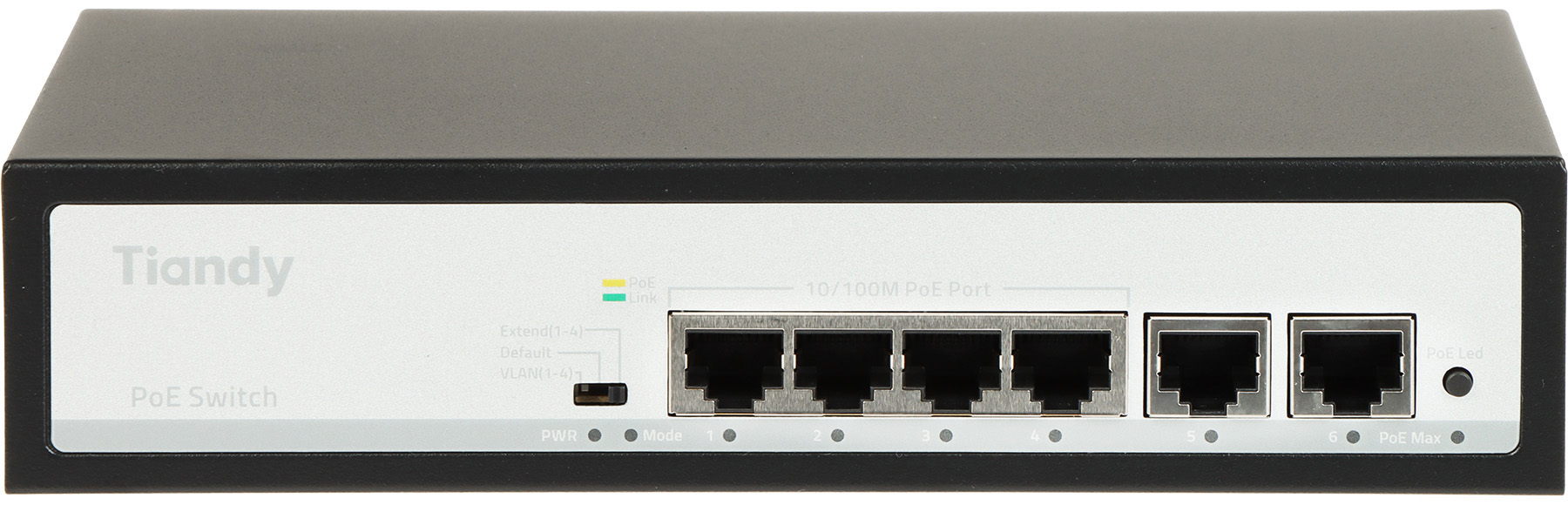 SWITCH POE TC-P3S06 SPEC:F/0420/AT/55 4-PORTOWY TIANDY-1956787