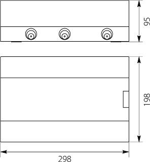 Rozdzielnica modułowa 1x12 natynkowa (N+PE) IP40 SRn-12-1772713