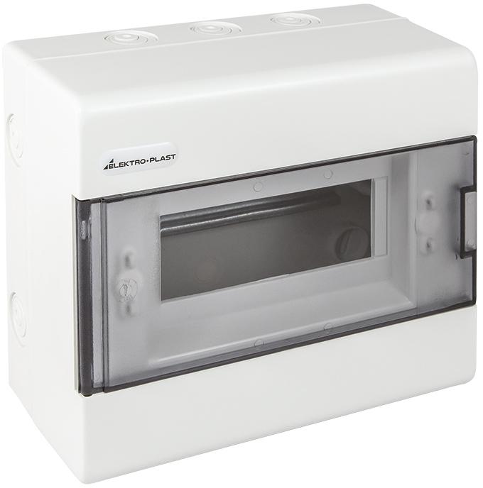 Rozdzielnica modułowa 1x8 natynkowa (N+PE) IP40 SRn-8 ELEKTRO-PLAST OPATÓWEK-1834308