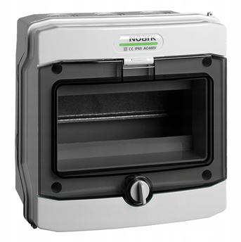 PLASTIKOWA OBUDOWA INSTALACYJNA Natynkowa IP65, 1x6 modułów. PHS 6T NOARK 113262-1768203