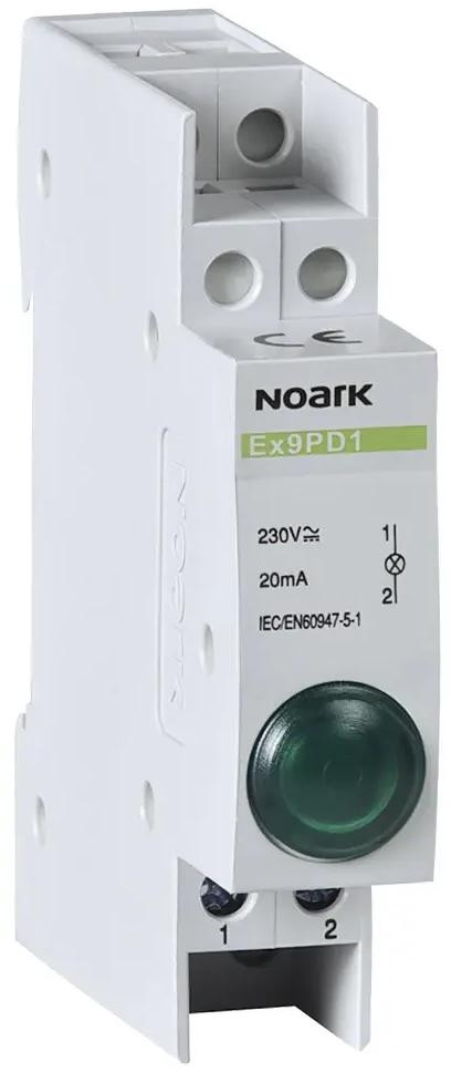 LAMPKA SYGNALIZACYJNA, 230V AC/DC, 1 ZIELONY Ex9PD1g Noark 102443 -1919953