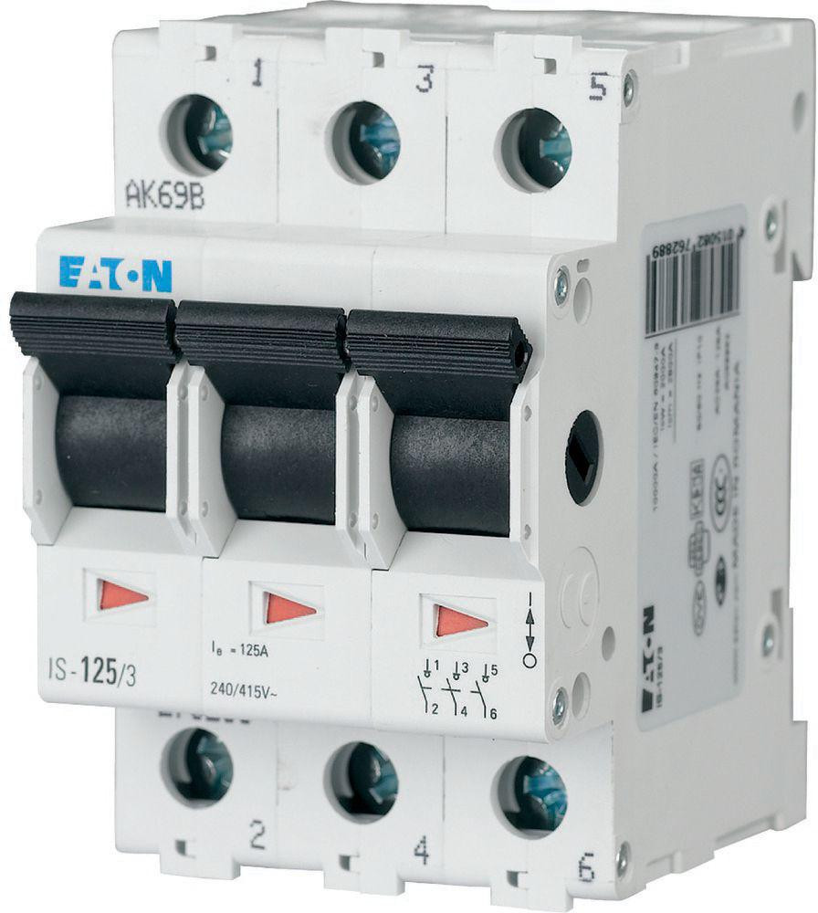 EATON ROZŁĄCZNIK IZOLACYJNY MODUŁOWY 40A 3Z 3P 3M 415V AC IS- 40/3-1948188