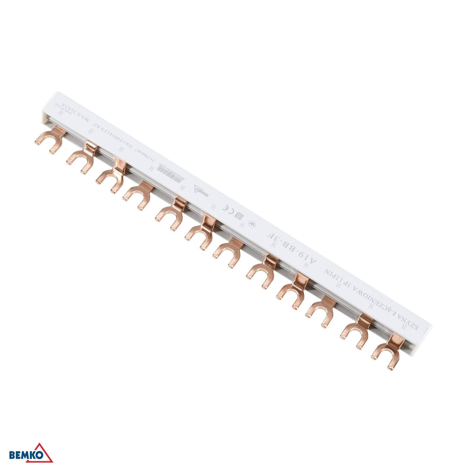 Szyna łączeniowa 3F TYP-U 10MM2 12 modułów-1940184