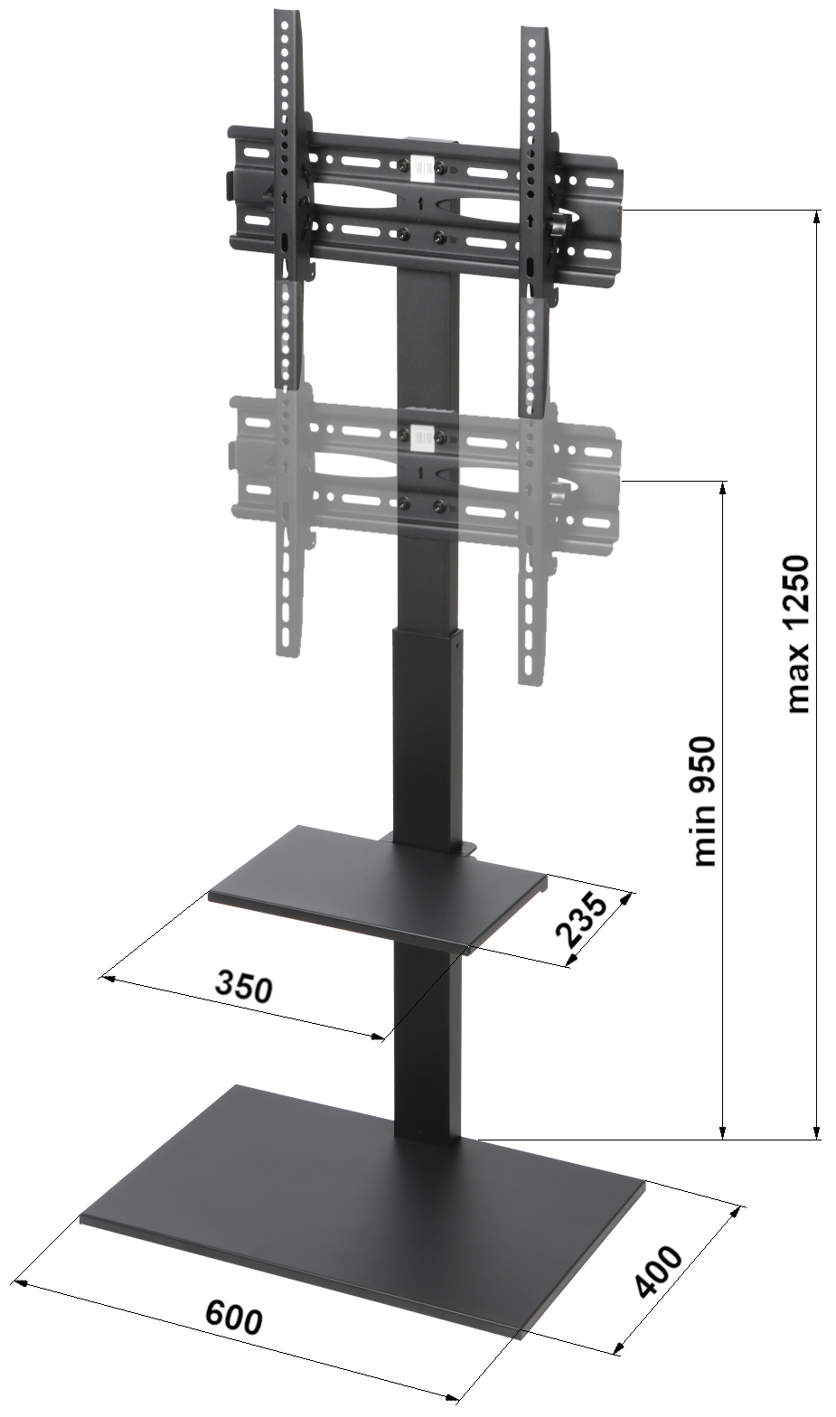UCHWYT DO TELEWIZORA LUB MONITORA BRATECK-FS22-44TP-1563305