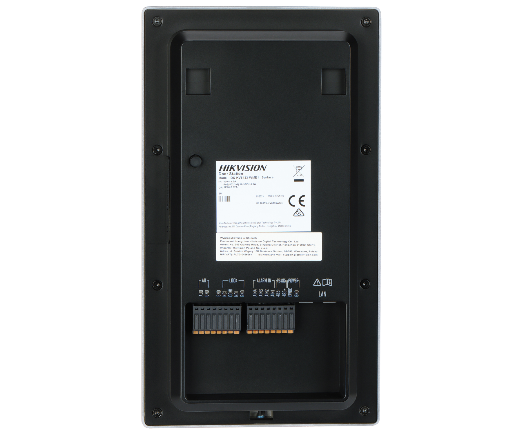 WIDEODOMOFON DS-KV6133-WME1/SURFACE - 1080p Hikvision-1883678