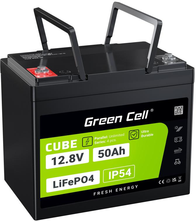 AKUMULATOR LITOWO-ŻELAZOWO-FOSFORANOWY LiFePO4 Green Cell Cube 12.8V 50Ah LFPGC12V50AH-1917559