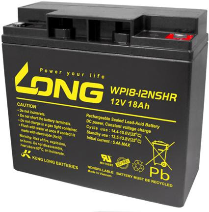 Akumulator AGM LONG 12V 18Ah VdS-1925645