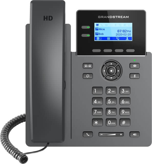 Grandstream GRP2602G – telefon IP – widok z przodu.jpg