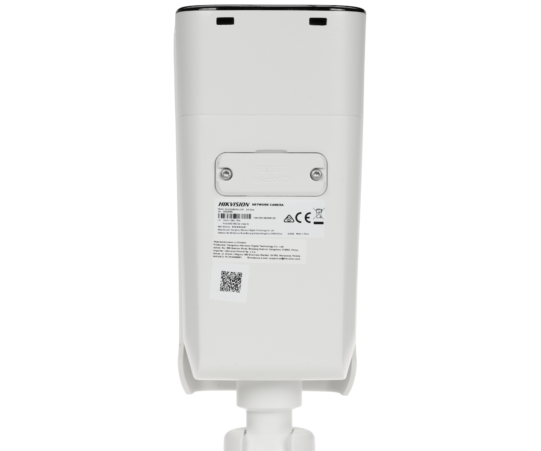 KAMERA WANDALOODPORNA IP DS-2CD26126G3-IZS2UY/SL(2.8-12MM)(EF) Smart Hybrid Light ColorVu 3.0 - 12Mpx - MOTOZOOM Hikvision-1972075
