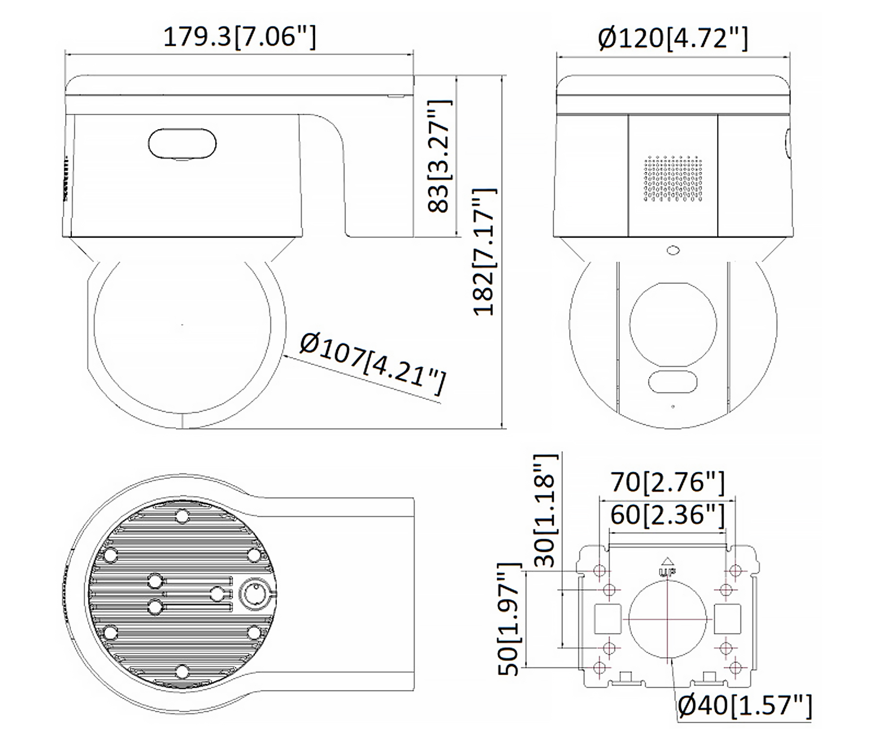 KAMERA IP OBROTOWA ZEWNĘTRZNA DS-2DE3A400BW-DE F1 T5 PL AcuSense - 4Mpx 4mm Hikvision-1884191