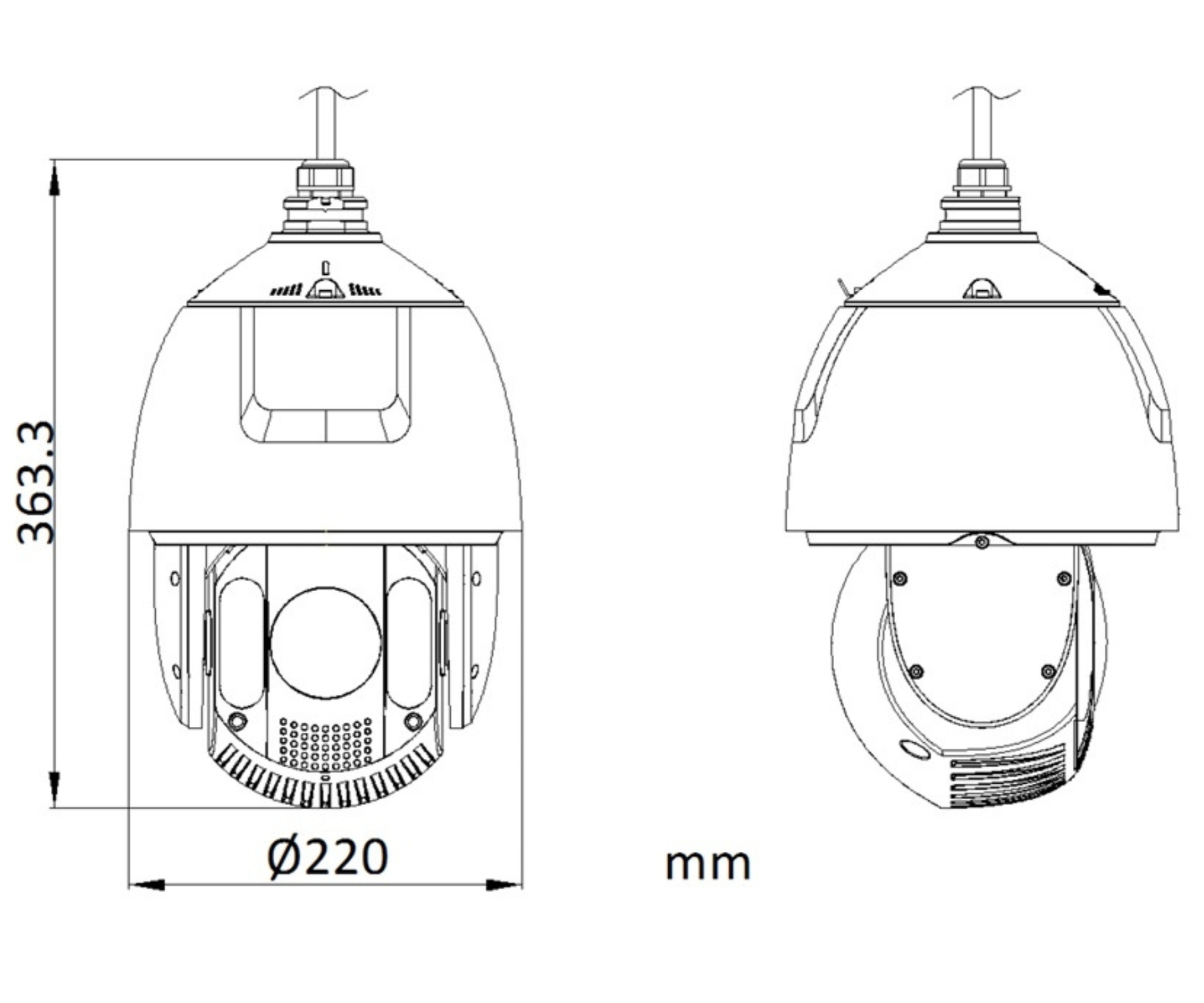 KAMERA IP SZYBKOOBROTOWA DS-2DE7A225IWG1-E AcuSense - 1080p 4.8... 120mm Hikvision-1971781