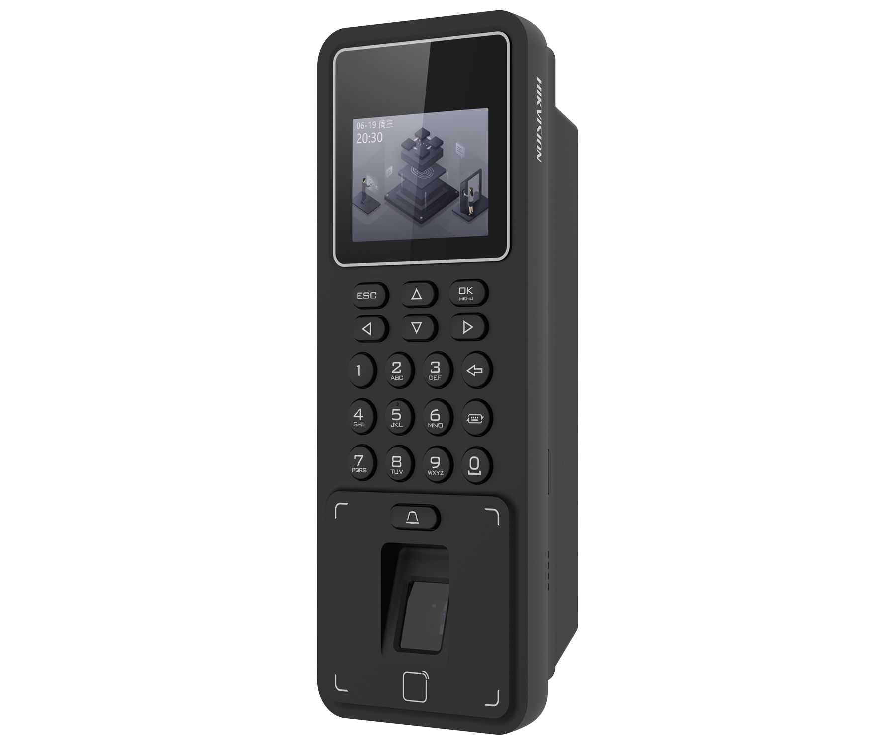 ZAMEK SZYFROWY DS-K1T808EFWX-B/S Hikvision-1883903