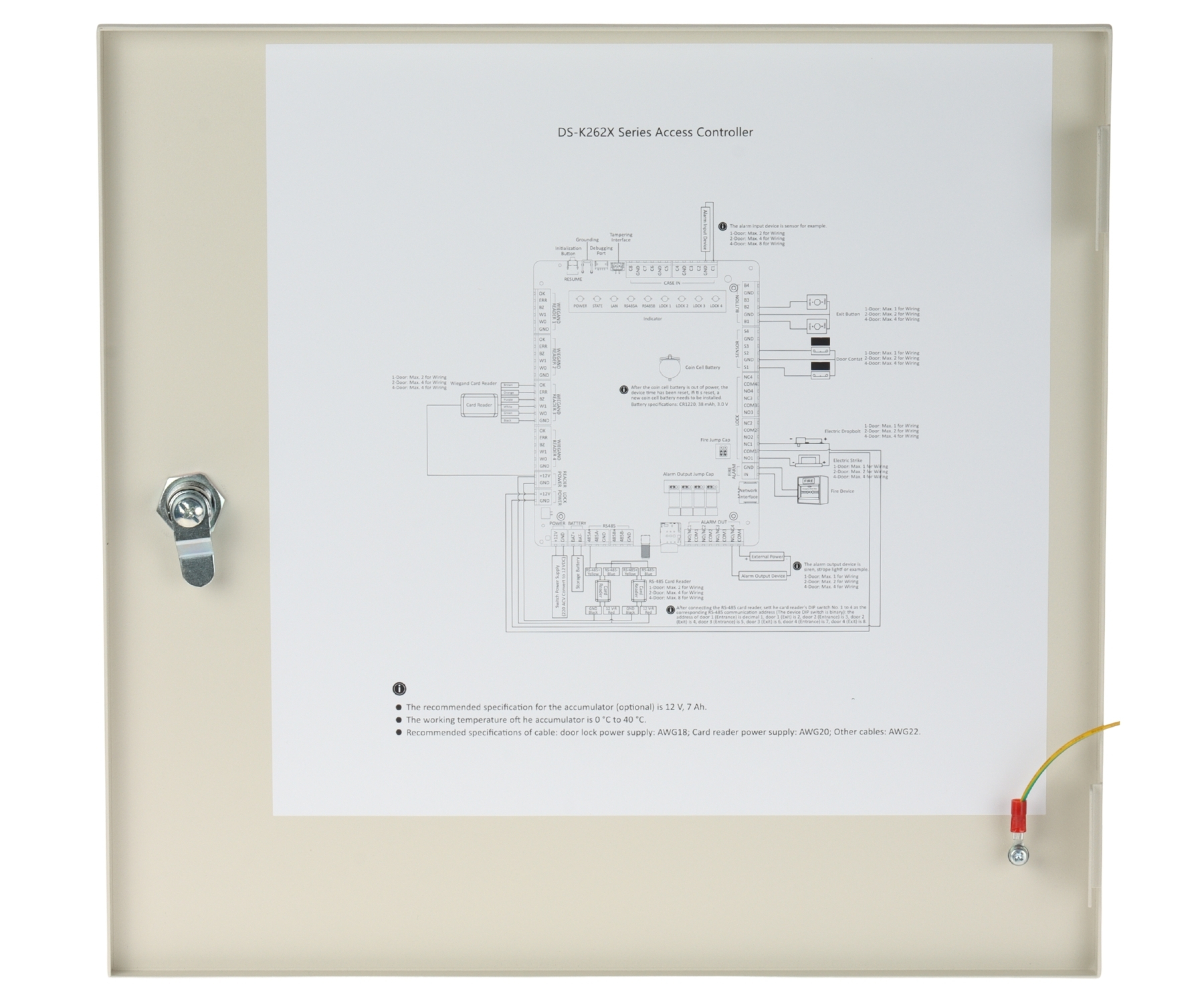KONTROLER DOSTĘPU DS-K2624X Hikvision-1971726