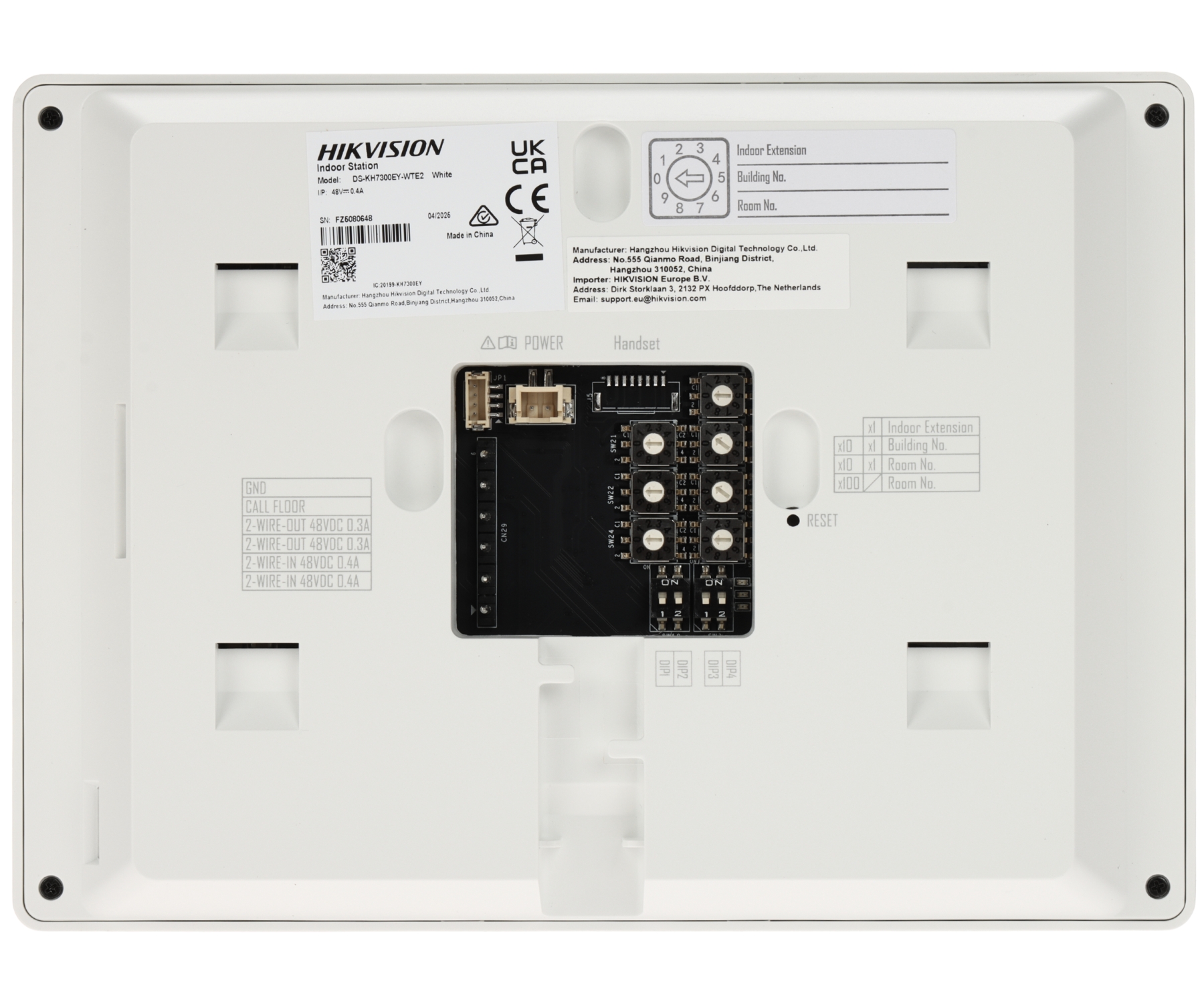 ZESTAW WIDEODOMOFONOWY DS-KIS705EY/2MONITORS Hikvision-1951241