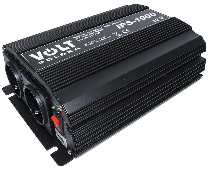 PRZETWORNICA VOLT POLSKA IPS-1000 12V / 230V 700/1000 W-1891403