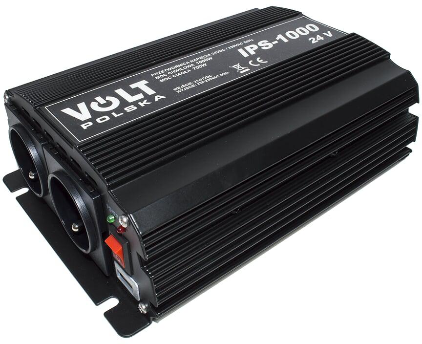 PRZETWORNICA VOLT POLSKA IPS-1000 24V / 230V 700/1000 W-1607594
